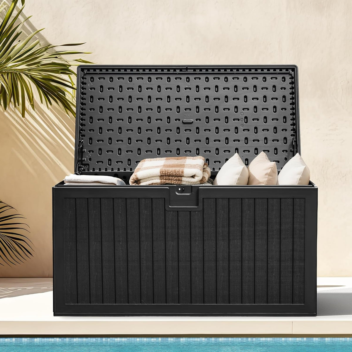 dwvo 260 gallon resin outdoor storage box, xxl, main product view