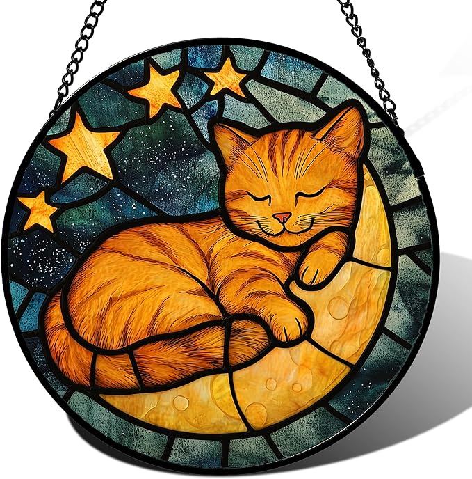 AMDERVEN Stained Glass Window Hanging by amderven