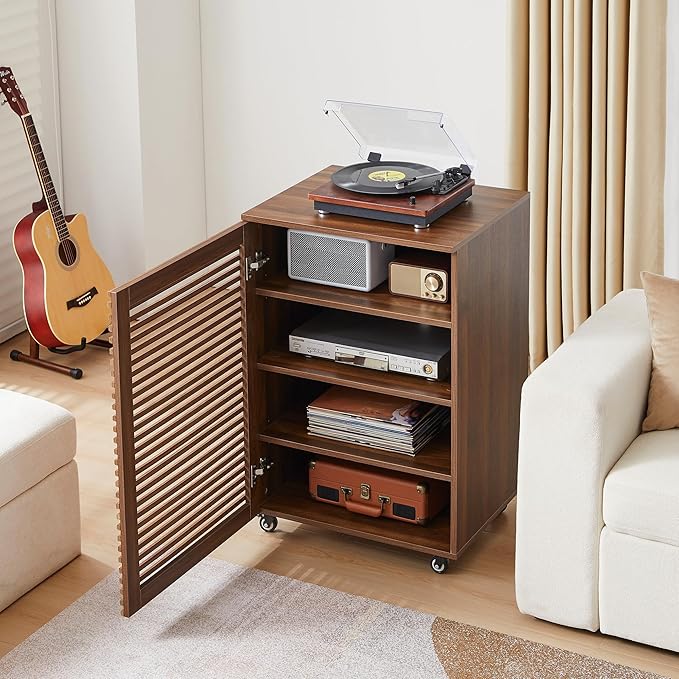 LEVNARY 5-Tier AV Media Cabinet - Image 7