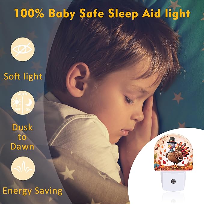 sndheke Cute Cartoon Turkey Night Light - Image 5