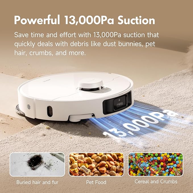 Mova P10 Pro Ultra Robot Vacuum and Mop 13, 000Pa Suction, 140°F Hot Water Auto - Image 2