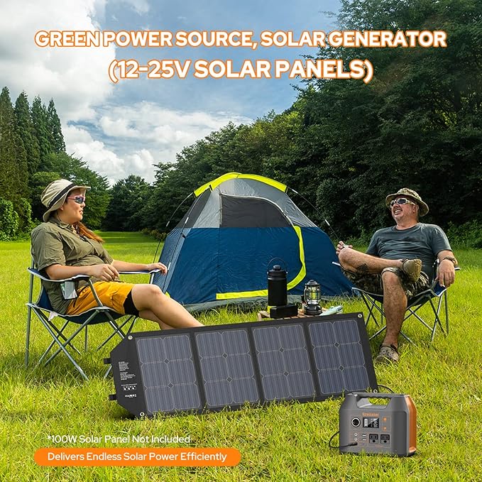 Portable Power Station EnginStar 300W Solar Generator 110V 296Wh Power Bank Two - Image 8