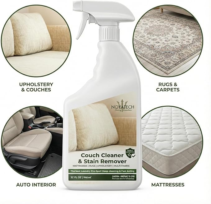 NOYATECH Couch Cleaner and Stain Remover Spray – Professional Strength - Image 6