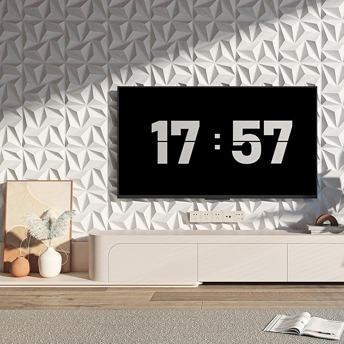 Art3d 3D Wall Panels 100 Pack, 11.8" x 11.8" PVC Wall Panels - Image 8