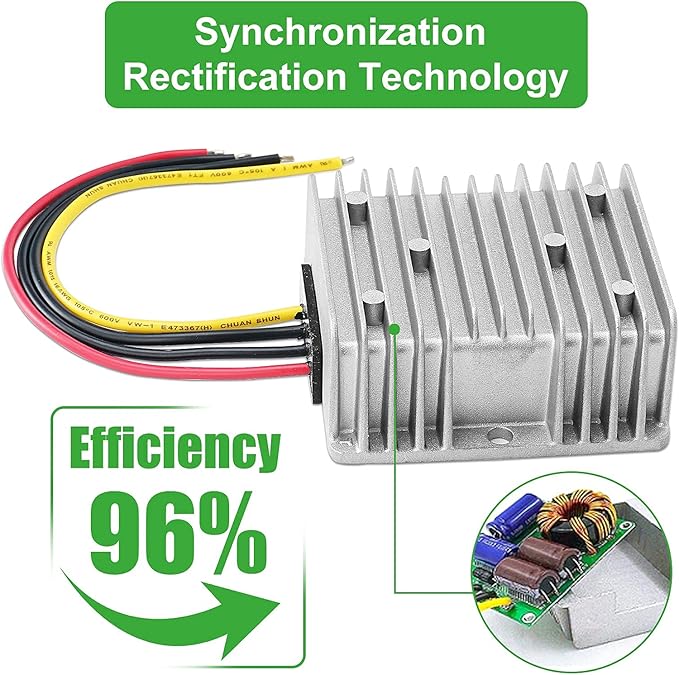 DC 24V Step Down to 12V 30A 360W Converter Regulator Waterproof Buck Power - Image 5