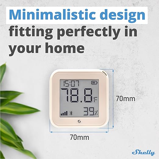 Shelly H&T Gen3 Mocha | Wi-Fi and Bluetooth Smart Temperature & Humidity Sensor - Image 6