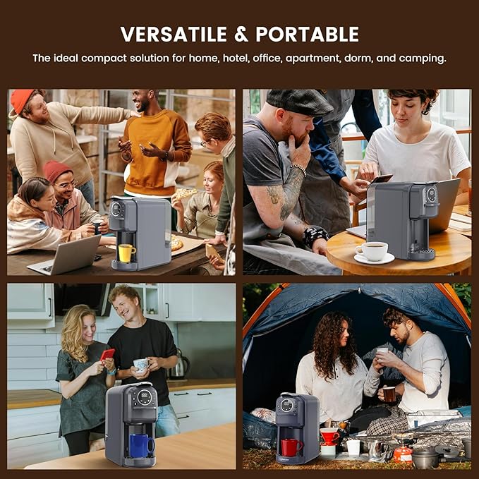 Multi-Capsule Espresso 4in1 Coffee Maker, Single Serve Coffee Machine - Image 10