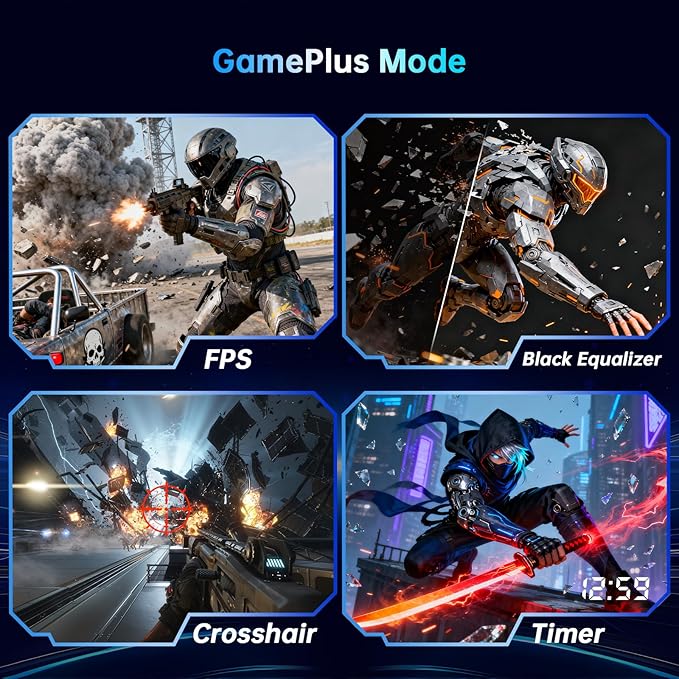 KTC 24 Inch 240Hz Curved Gaming Monitor, FHD 1080p 1500R 1ms Computer Monitor - Image 7