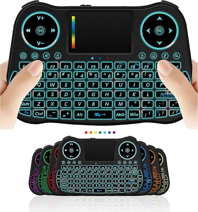 Wireless Mini Keyboard Remote Control Touchpad Mouse Combo Controller by WirelessFinest