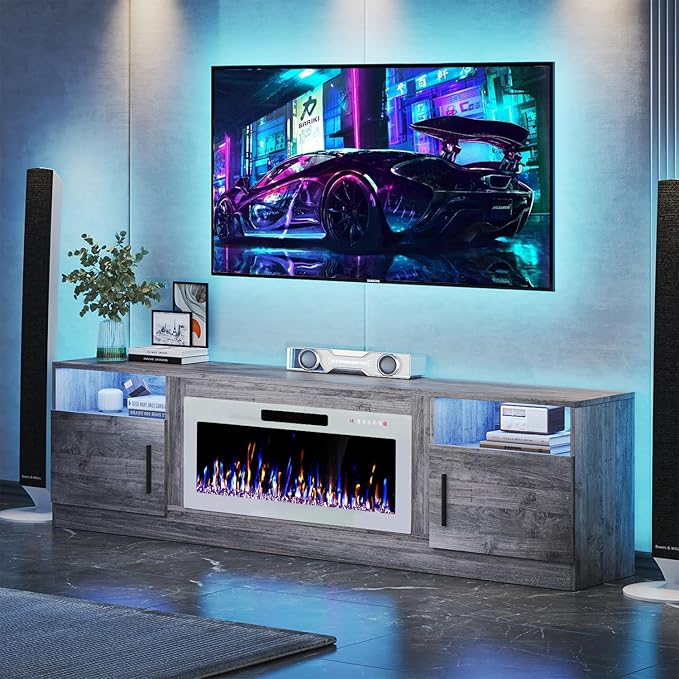 VITESSE TV Stand Fireplace - Image 7