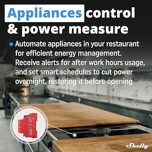 Shelly Pro 1PM | Wi-Fi & LAN, 1-Channel Smart Relay Switch - Image 4