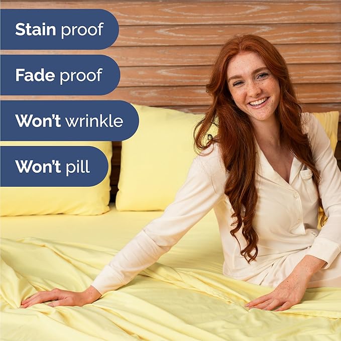 King Size 4 Piece Sheet Set - Image 5