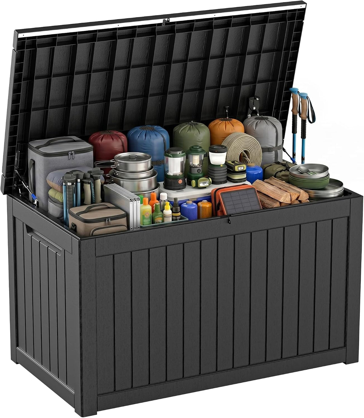 patiozen 310 gallon deck box lockable waterproof uv, main product view