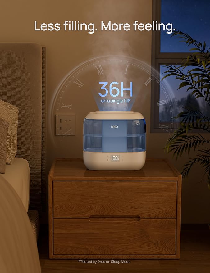 DREO Smart Humidifiers for Bedroom, Top Fill 4L Supersized Humidifier Large Room - Image 8