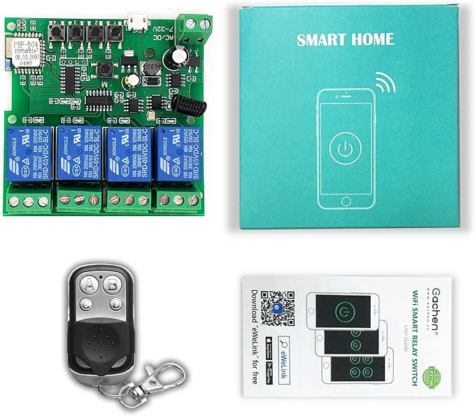 Newgoal 4 Channels WiFi Wireless Smart Switch Inching Self-Locking Relay Module - Image 8