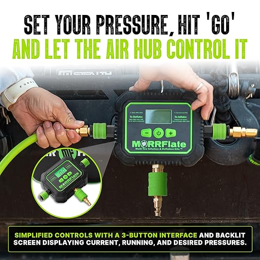 MORRFlate Air Hub Digital Air Controller Universal AutoMagic Tire Inflation and - Image 7