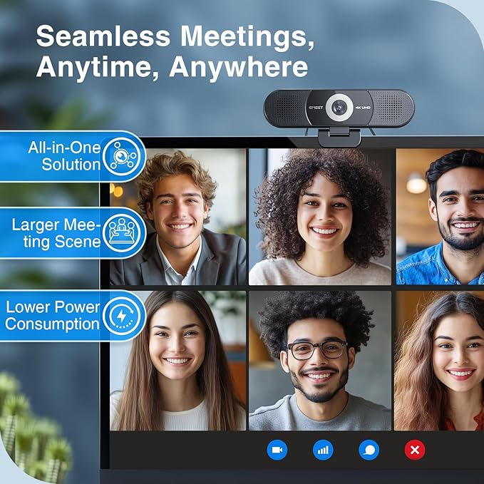 EMEET C980 PRO 3-in-1 4K Webcam - Image 4