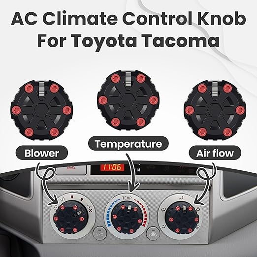 2nd Gen Tacoma Accessories AC Knob Upgrade - Image 7
