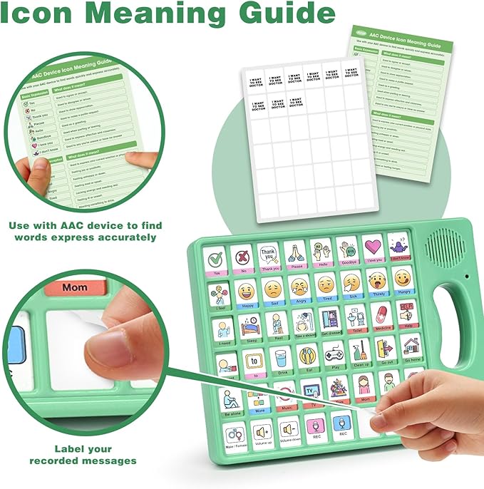 Joyreal AAC Device for Autism, Non Verbal Communication Tools for Speech - Image 4