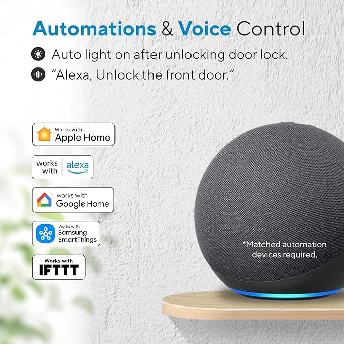 ULTRALOQ Bolt Smart Lock, Built-in Wi-Fi, Matter Over Thread, Works - Image 7