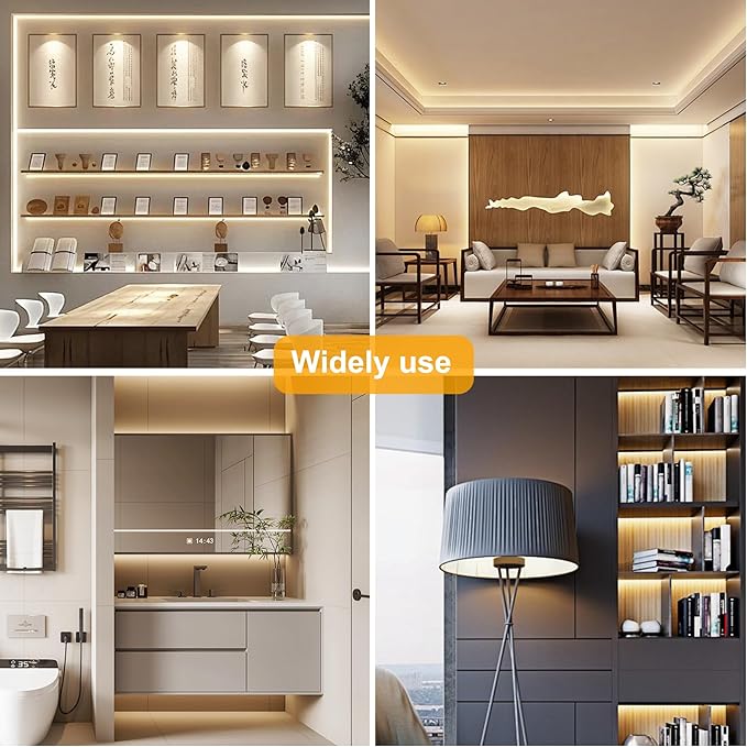 Pandery COB LED Strip Lights Natural White, 24V Dimmable led Light Strip KIT - Image 8