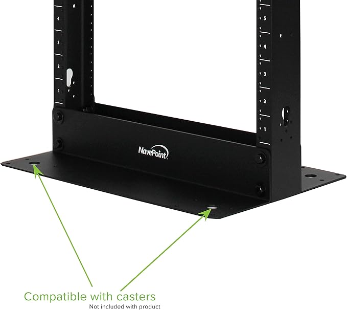 NavePoint 45U 2 Post Open Frame Server Rack - Image 5