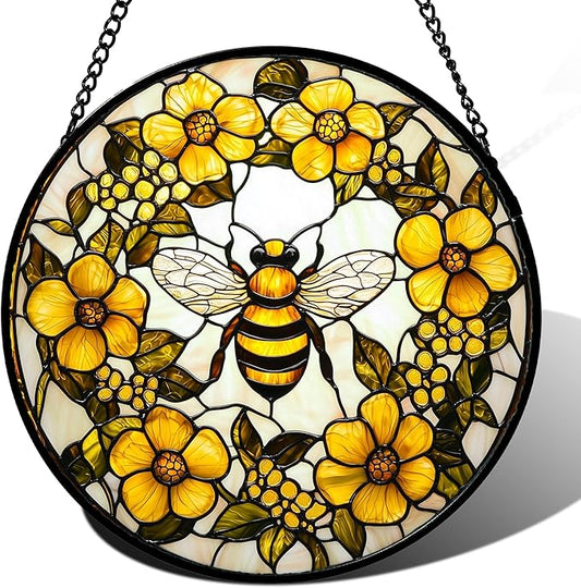 AMDERVEN Stained Glass Window Hanging by amderven