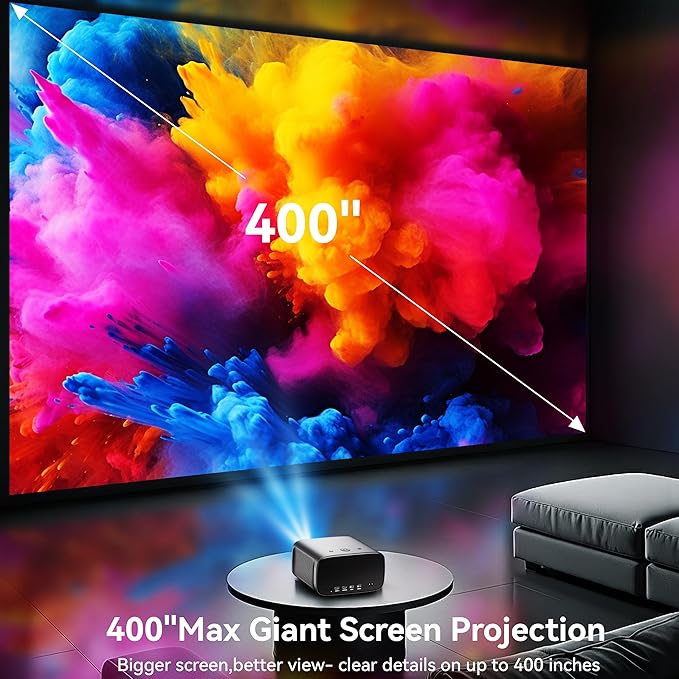 【1200 ANSI/4K Supported/Netflix Licensed】Smart Projector - Image 8