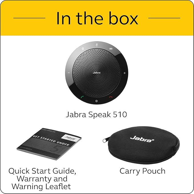 Jabra Speak 510 MS Wireless Bluetooth Speakerphone – Outstanding Sound Quality - Image 6
