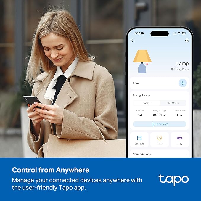 Tapo Smart Wi-Fi Power Strip- 6 Individually Controlled Smart Outlets and 3 USB - Image 10
