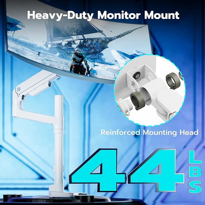 ARES WING Single Monitor Arm Desk Mount - Image 3