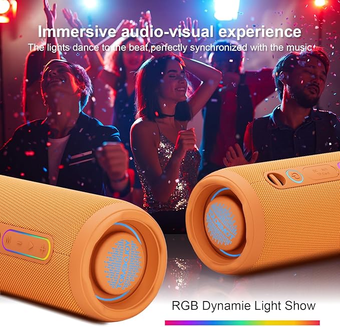YOLOEMOT Shower Bluetooth Speaker Waterproof, Powerful Deep Bass, Wireless - Image 8
