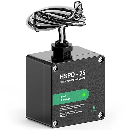HSPD Square Whole Home Surge Protective Device, Type 1 SPD, Whole House Surge by Unknown