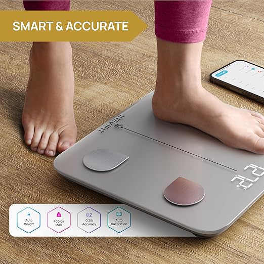 INEVIFIT Smart Body Fat Scale, Highly Accurate Bluetooth Digital Bathroom Body - Image 5