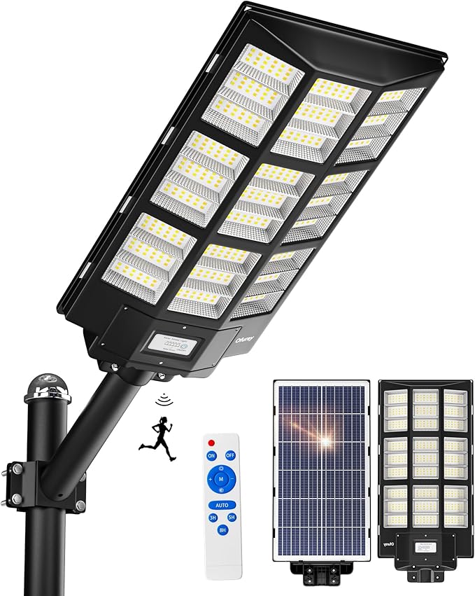Ofuray Of-7200W Solar Street Light Outdoor-3000K/4000K/6500K Outdoor Security by Ofuray