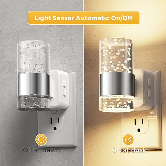 L LOHAS LED Night Lights Plug into Wall, Dimmable Night Light - Image 2