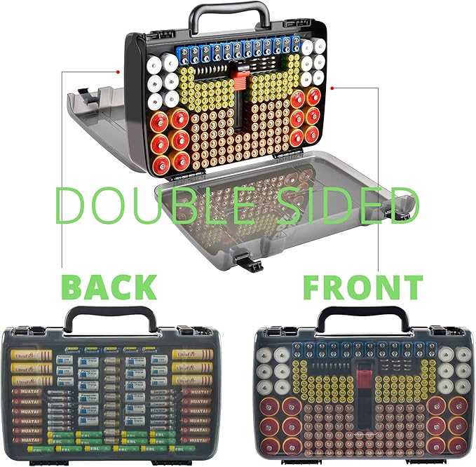 Aptbyte Battery Organizer Storage Holder Box Case - Image 2