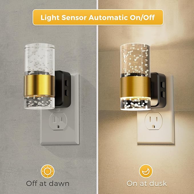 Night Lights Plug into Wall 2 Pack, Dimmable Night Light - Image 3
