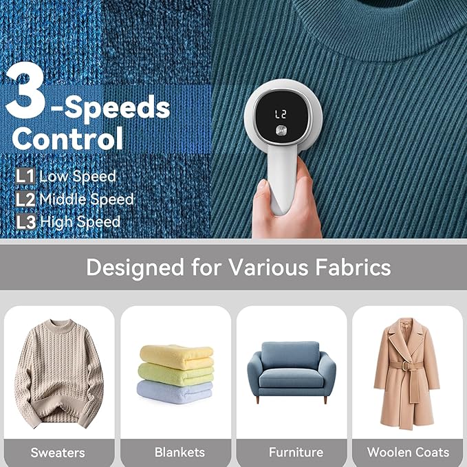 Smyeviva Rechargeable Fabric Shaver - Image 3