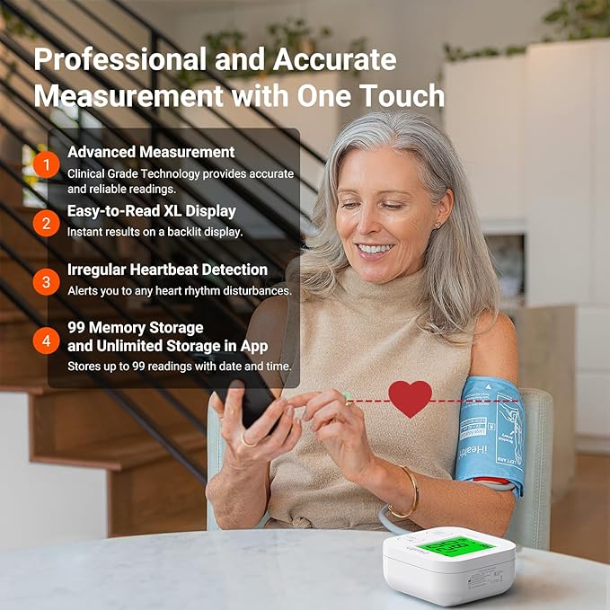 iHealth Track Smart Upper Arm Blood Pressure Monitor - Image 2