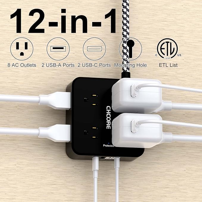 Surge Protector Power Strip - Image 2