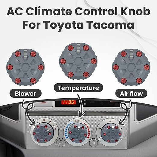 2nd Gen Tacoma Accessories AC Knob Upgrade - Image 7