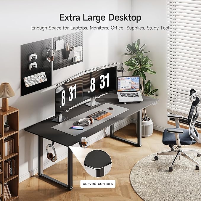 ONBRILL Standing Desk, 71x32 Inches Rectangle Stand Up Desk - Image 3
