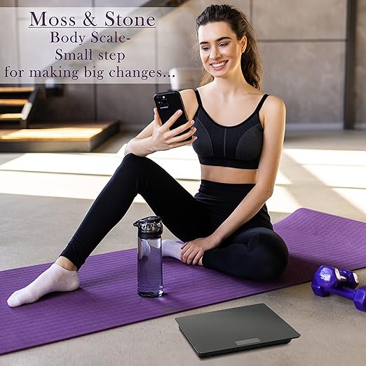 Moss & Stone Black Digital Bathroom Scale - Image 7