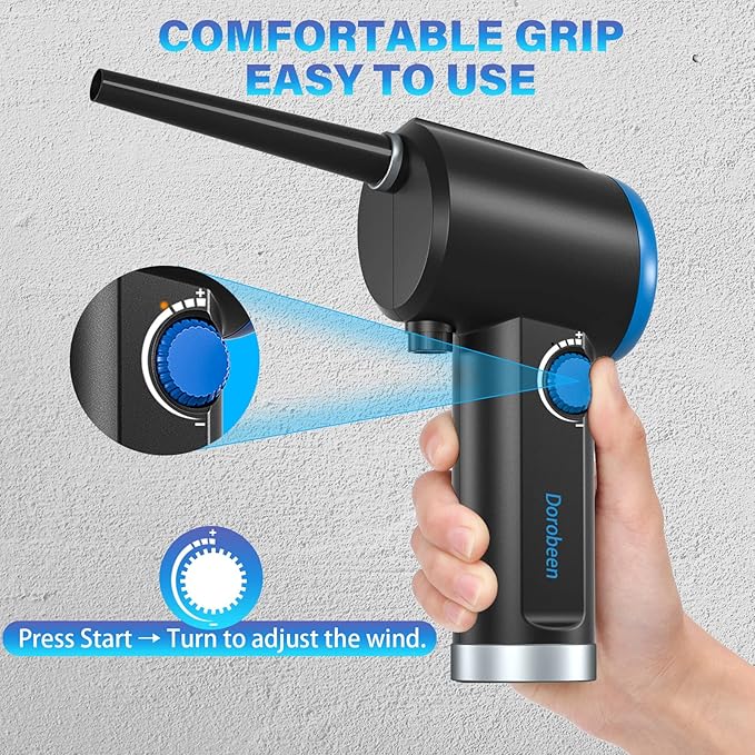 DOROBEEN Compressed Air Duster, Electric Air Duster, Cordless Air Duster - Image 6