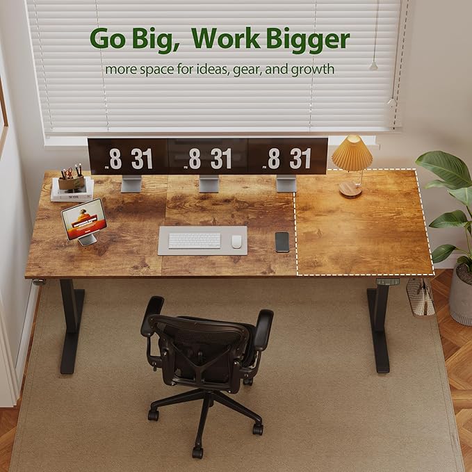 Agilestic Electric Standing Desk, Extra Large 71 x 31.5 Inches Height - Image 4