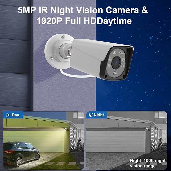 H.265+ Wired Security Camera DVR Kit System - Image 6