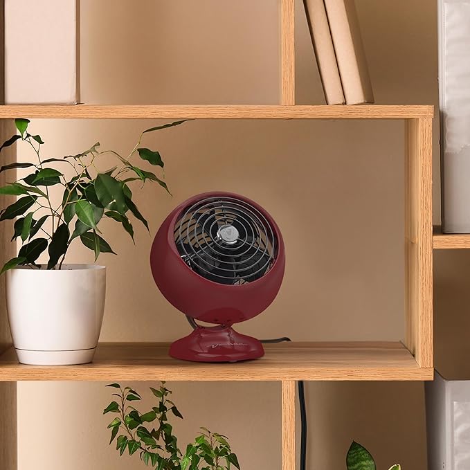 Vornado VFAN™ Mini Fan, Classic Vintage Fan, Retro Metal Air Circulator - Image 3