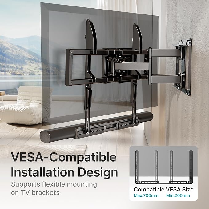 PEGZONE Soundbar TV Mount Compatible - Image 5