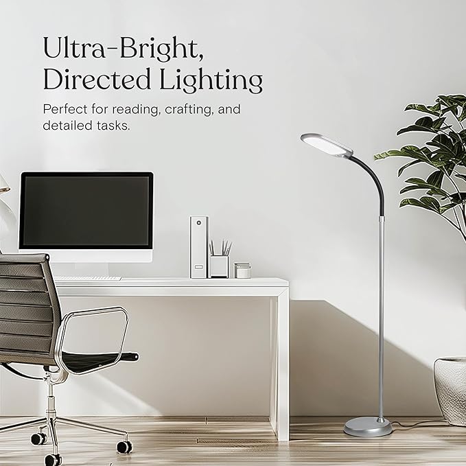 Brightech Litespan Slim LED Floor Reading Lamp - Image 2